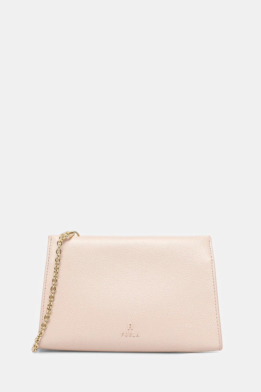 Levně Kožená kabelka Furla růžová barva, WE00774.ARE000.0496S1007