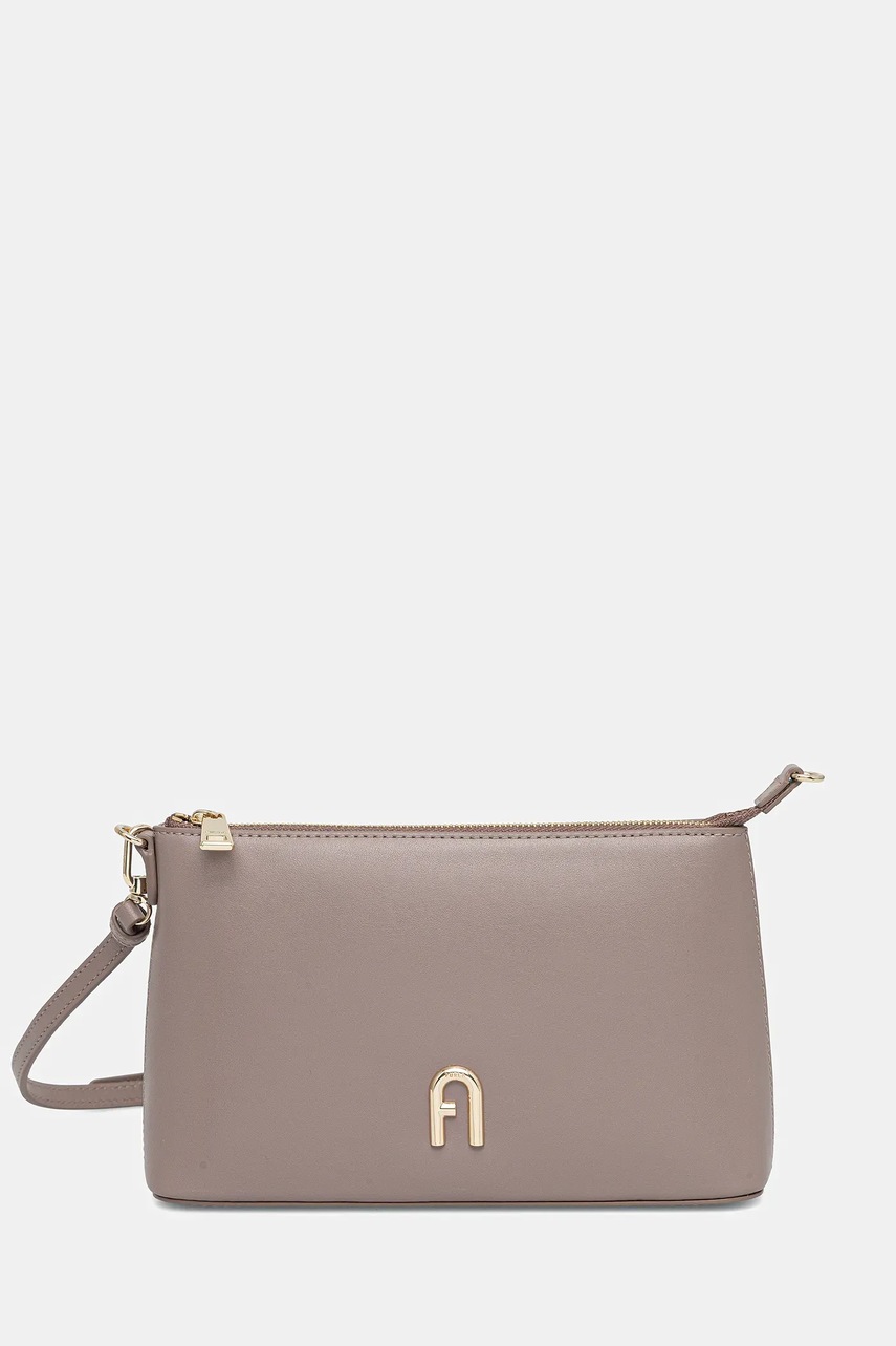 Furla poșetă de piele culoarea gri, WE00615.AX0733.MA2001007