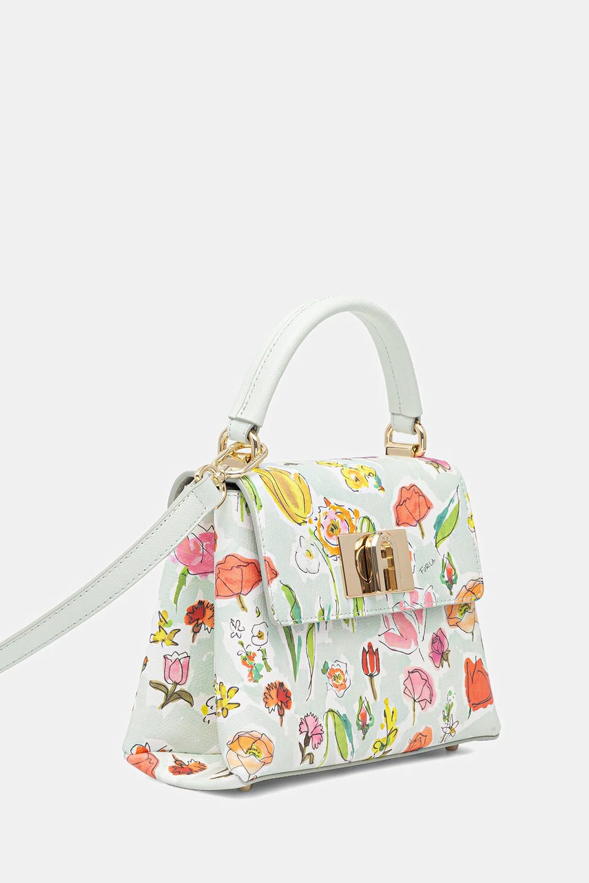 Кожаная сумочка Furla цвет зелёный WB01262.BX3865.TRU001007