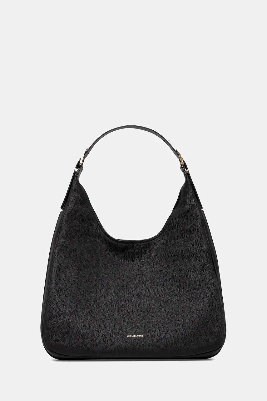 MICHAEL Michael Kors poșetă de piele culoarea negru, 30F4GY5H3L