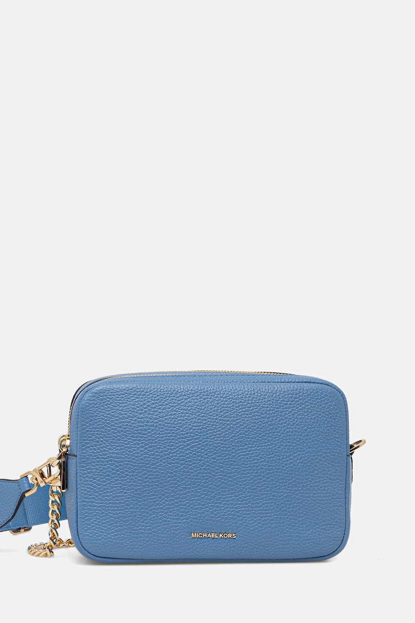 MICHAEL Michael Kors poșetă de piele culoarea negru, 32S5GYTC5L