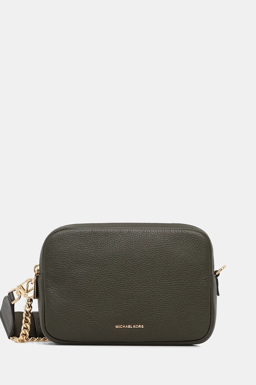 MICHAEL Michael Kors poșetă de piele culoarea negru, 32S5GYTC5L