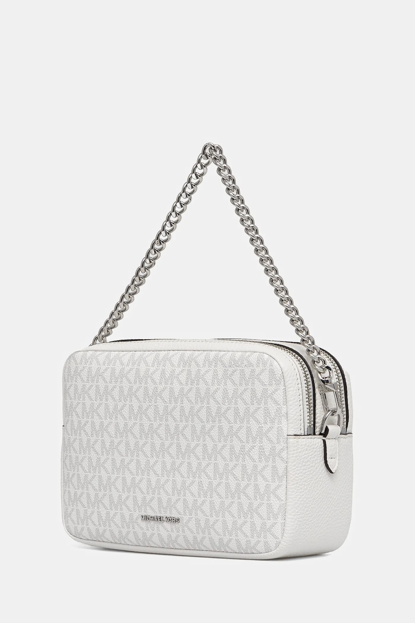 Кожаная сумочка MICHAEL Michael Kors цвет белый 32S5SYTC5V Кожаная сумочка MICHAEL Michael Kors цвет белый 32S5SYTC5V