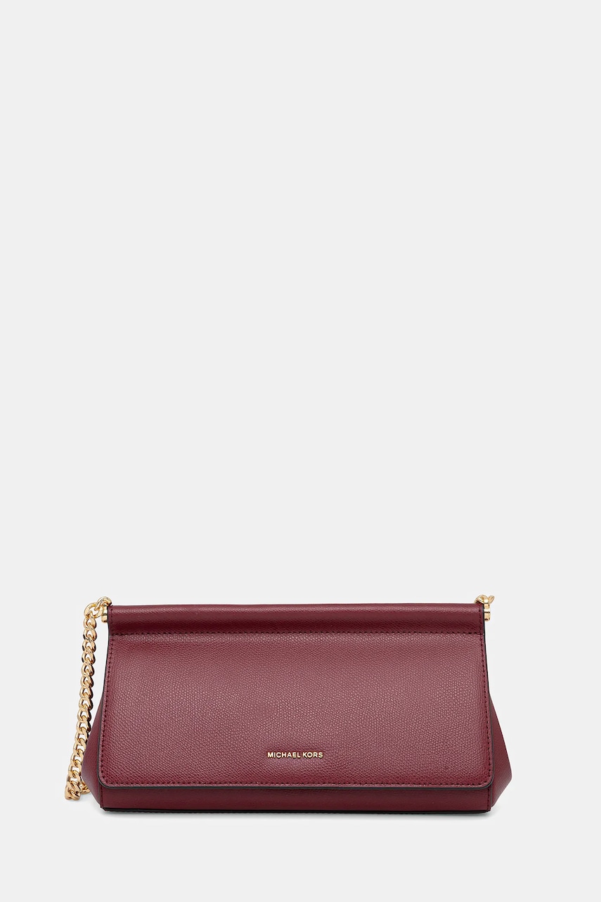 MICHAEL Michael Kors poșetă de piele culoarea bordo, 30S5G9YC6L