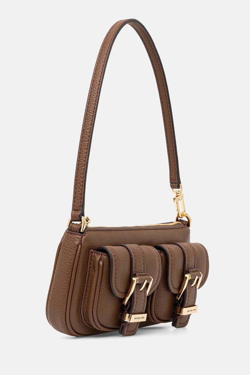 Кожаная сумочка MICHAEL Michael Kors цвет зелёный 32S5GZCU1L