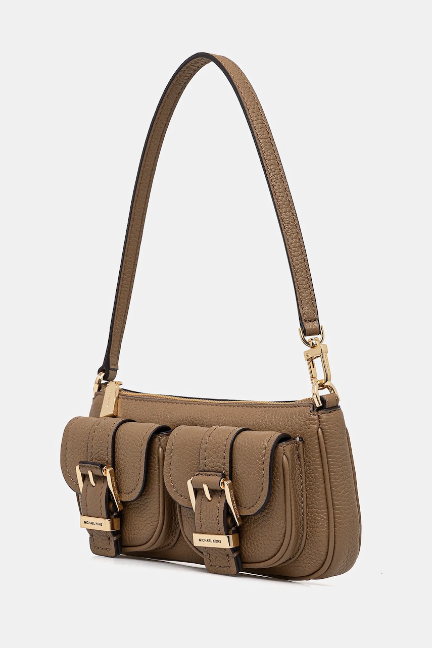 Кожаная сумочка MICHAEL Michael Kors цвет коричневый 32S5GZCU1L Кожаная сумочка MICHAEL Michael Kors цвет коричневый 32S5GZCU1L