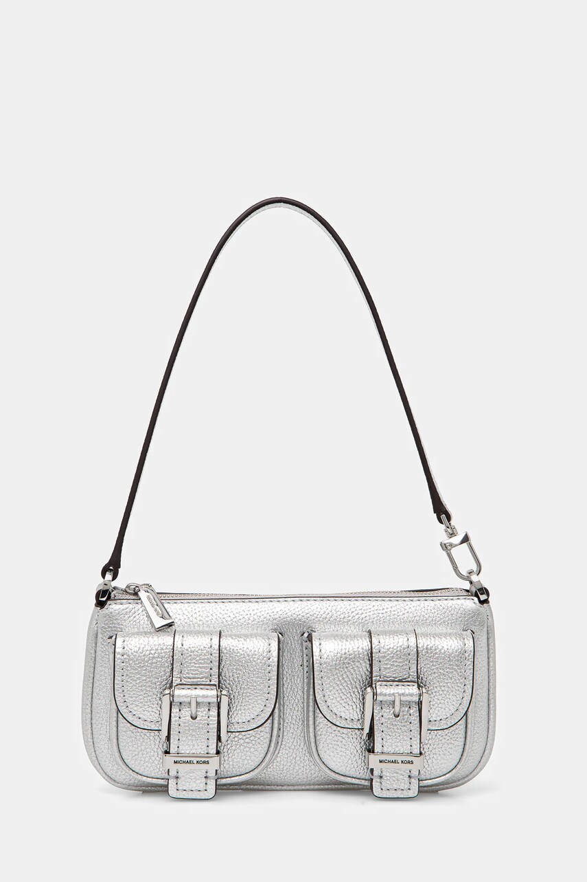 MICHAEL Michael Kors geantă culoarea argintiu, 32S5SZCU1M