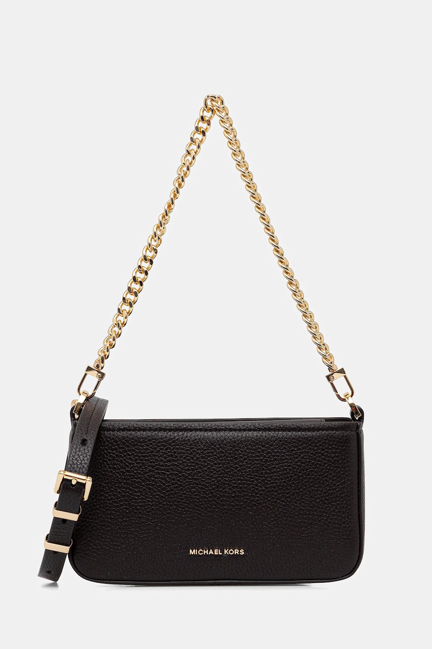 MICHAEL Michael Kors poșetă de piele culoarea negru, 32S5GYTU1L