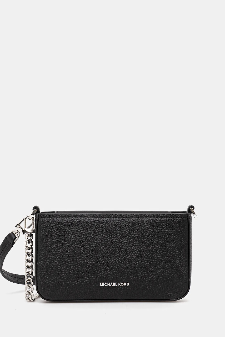 MICHAEL Michael Kors poseta de piele culoarea negru, 32S5SYTU1L