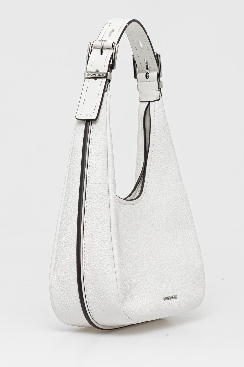 Кожаная сумочка MICHAEL Michael Kors цвет белый 30F4SY5H1L