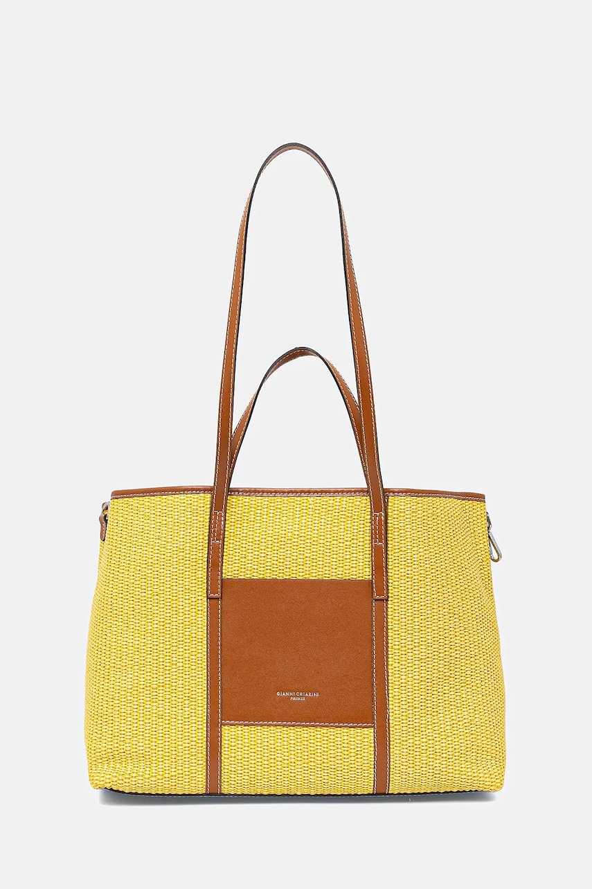 Gianni Chiarini poșetă SUPERLIGHT culoarea galben, BS.10356.CST.DNM