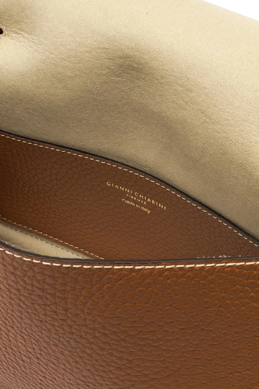 Δερμάτινη τσάντα Gianni Chiarini NICOLE χρώμα: καφέ, BS.11336.TKL.NAETN φωτογραφία