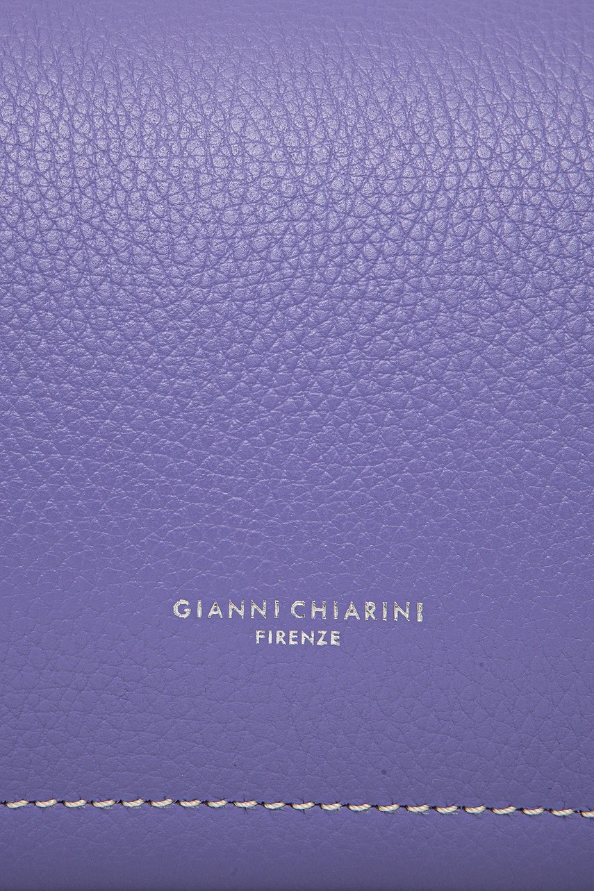 Δερμάτινη τσάντα Gianni Chiarini MARGOT χρώμα: μοβ, BS.11410.GRN.NABCL φωτογραφία