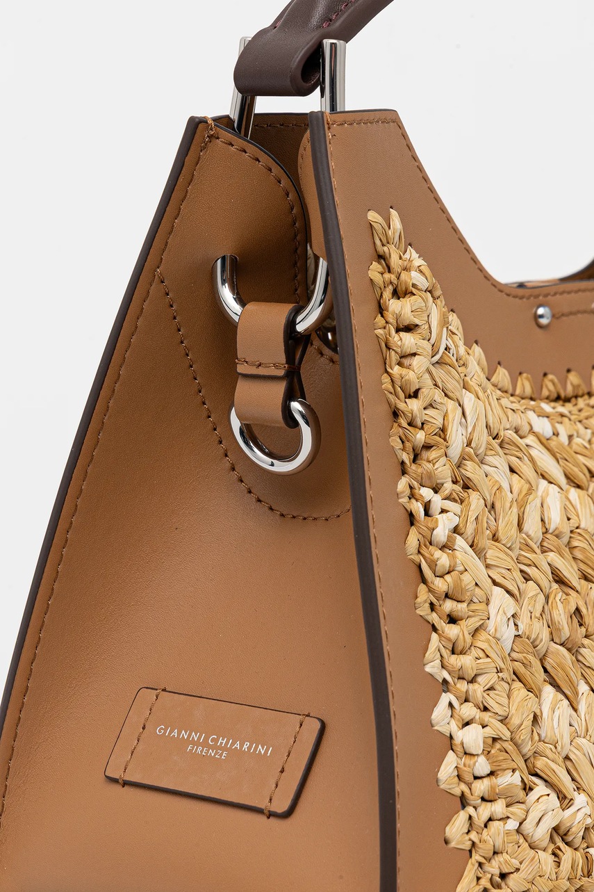 Τσάντα Gianni Chiarini AURORA χρώμα: μπεζ, BS.11415.COMM.CRHML φωτογραφία