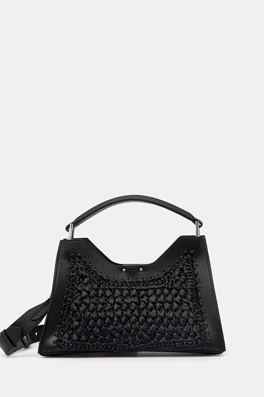 Gianni Chiarini poșetă AURORA culoarea negru, BS.11415.COMM.CRHML