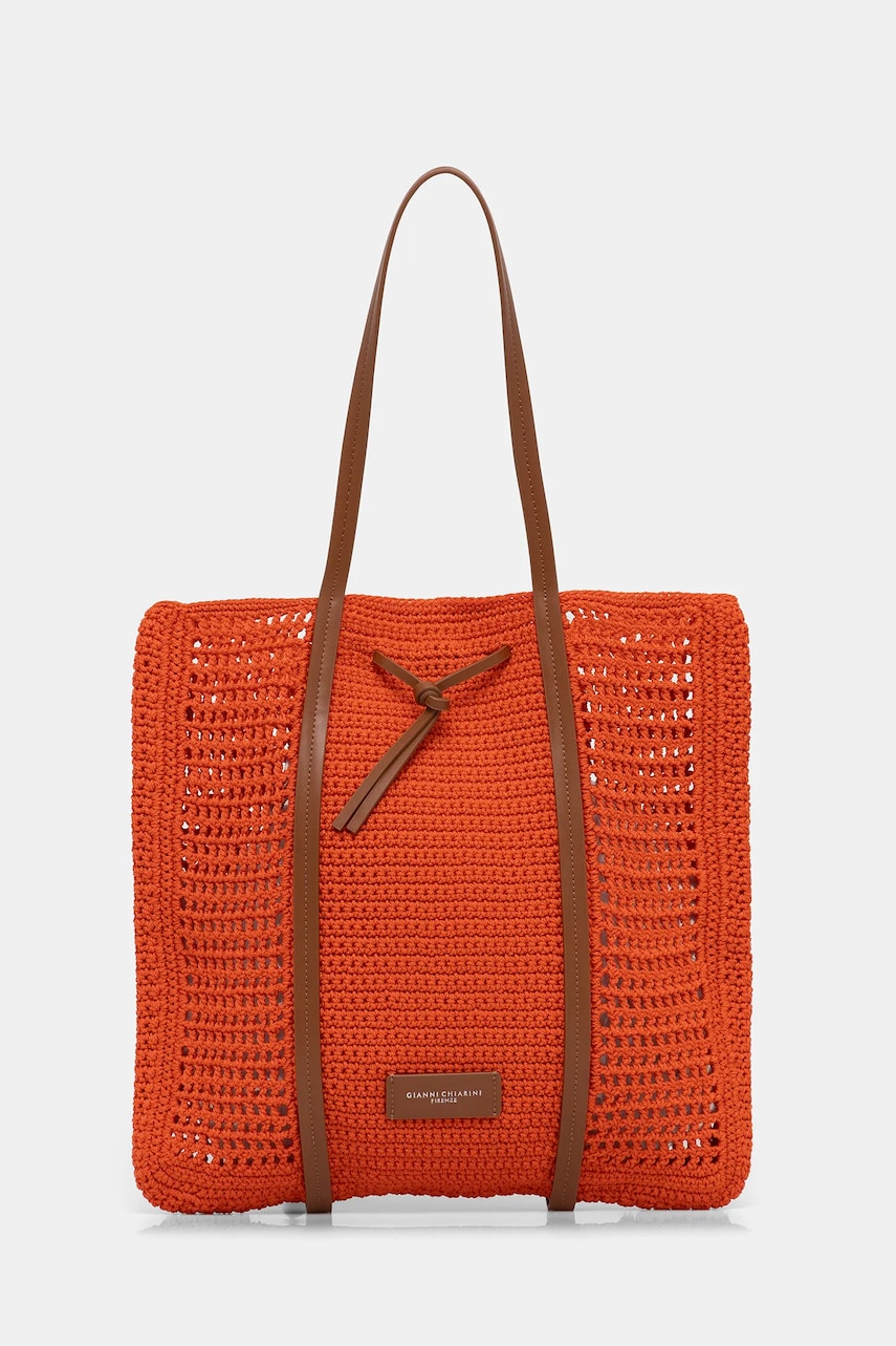 Gianni Chiarini poșetă VICTORIA culoarea portocaliu, BS.11581.SMCRH