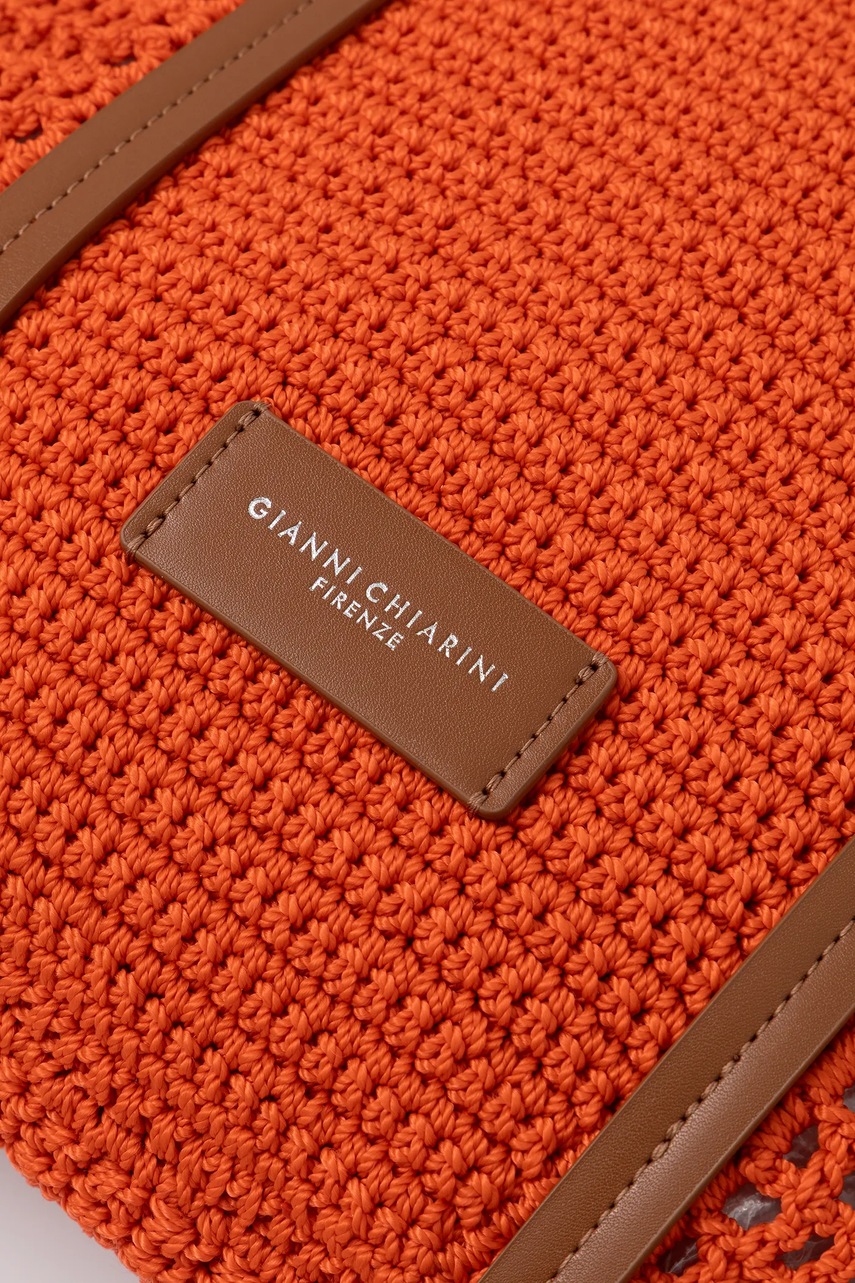 Τσάντα Gianni Chiarini VICTORIA χρώμα: πορτοκαλί, BS.11581.SMCRH φωτογραφία