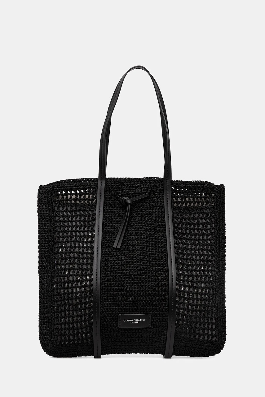 Levně Kabelka Gianni Chiarini VICTORIA černá barva, BS.11581.SMCRH