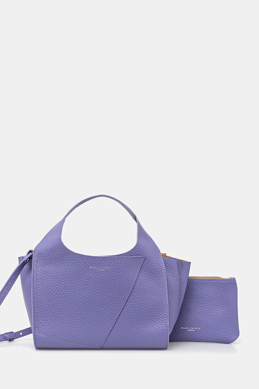 Gianni Chiarini poșetă de piele EUFORIA culoarea violet, BS.9554.RNGDBL Gianni Chiarini poșetă de piele EUFORIA culoarea violet, BS.9554.RNGDBL