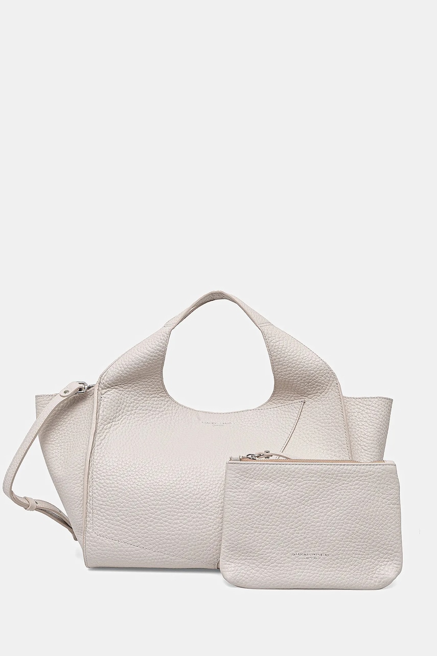 Gianni Chiarini geantă de piele EUFORIA culoarea bej, BS.9555.RNGDBL Gianni Chiarini geantă de piele EUFORIA culoarea bej, BS.9555.RNGDBL