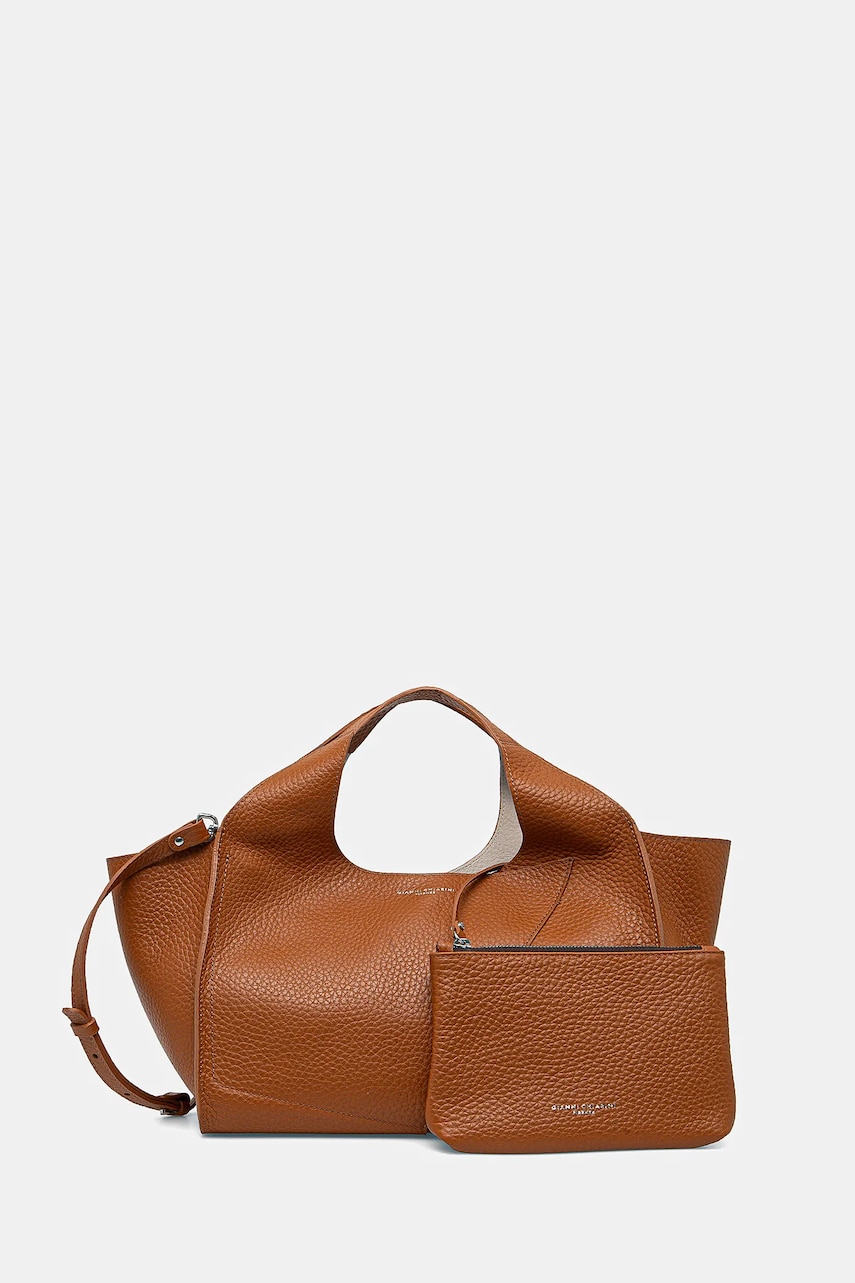 Gianni Chiarini geantă de piele EUFORIA culoarea maro, BS.9555.RNGDBL Gianni Chiarini geantă de piele EUFORIA culoarea maro, BS.9555.RNGDBL