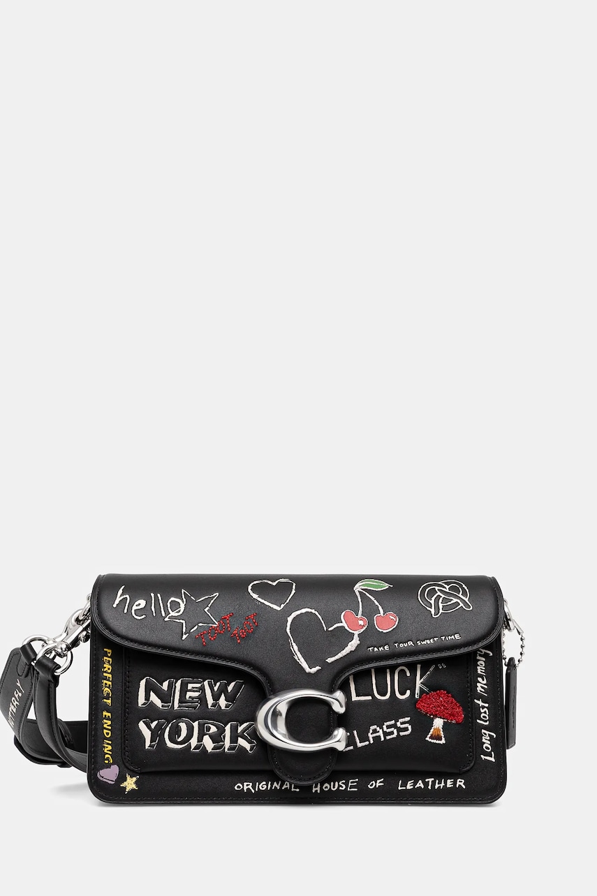 Coach poseta Tabby culoarea negru, CBA26