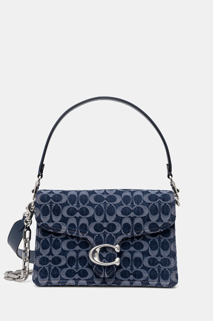 Coach geantă de blugi Tabby culoarea bleumarin, CAN15