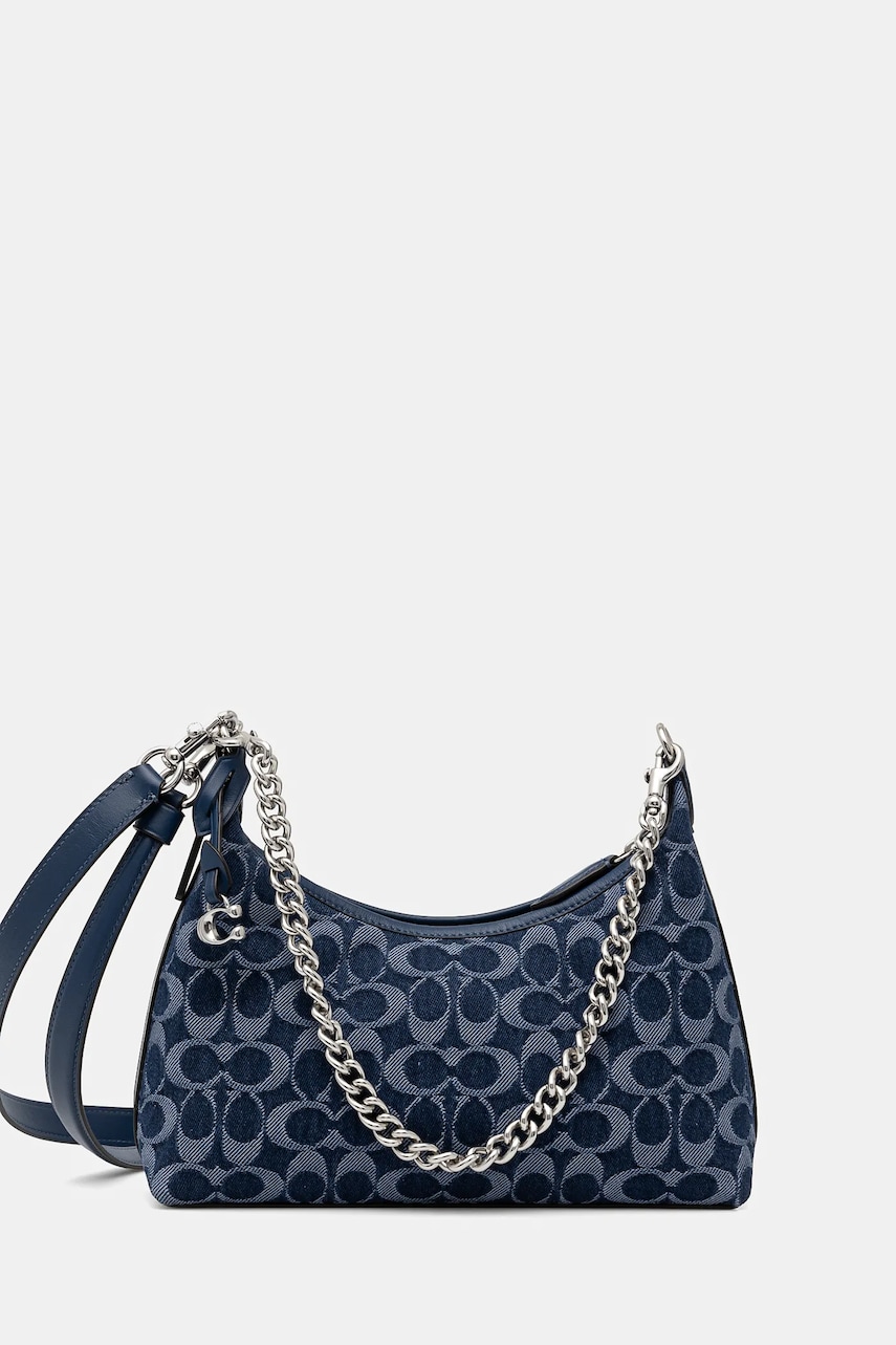 Coach poseta Juliet culoarea albastru marin, CAM27 Coach poseta Juliet culoarea albastru marin, CAM27