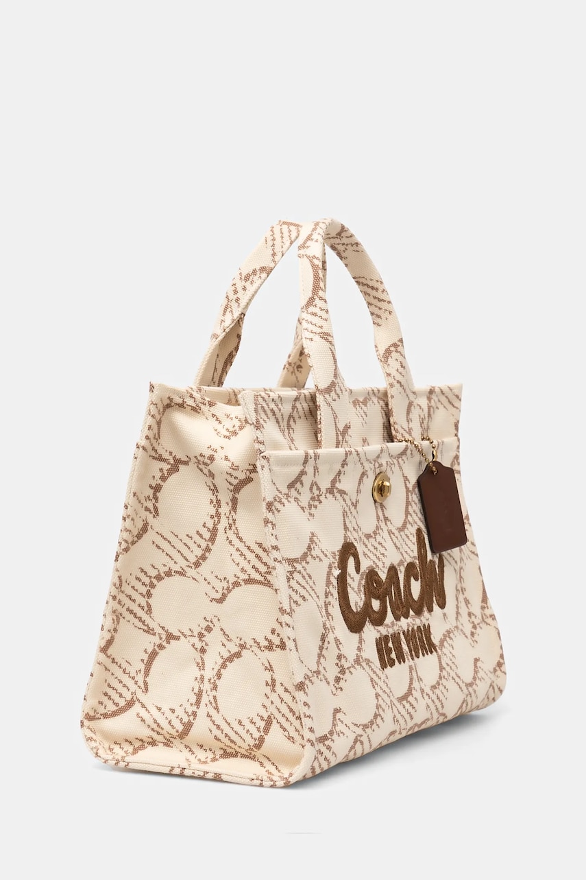 Сумочка Coach цвет бежевый CAM70 Сумочка Coach цвет бежевый CAM70