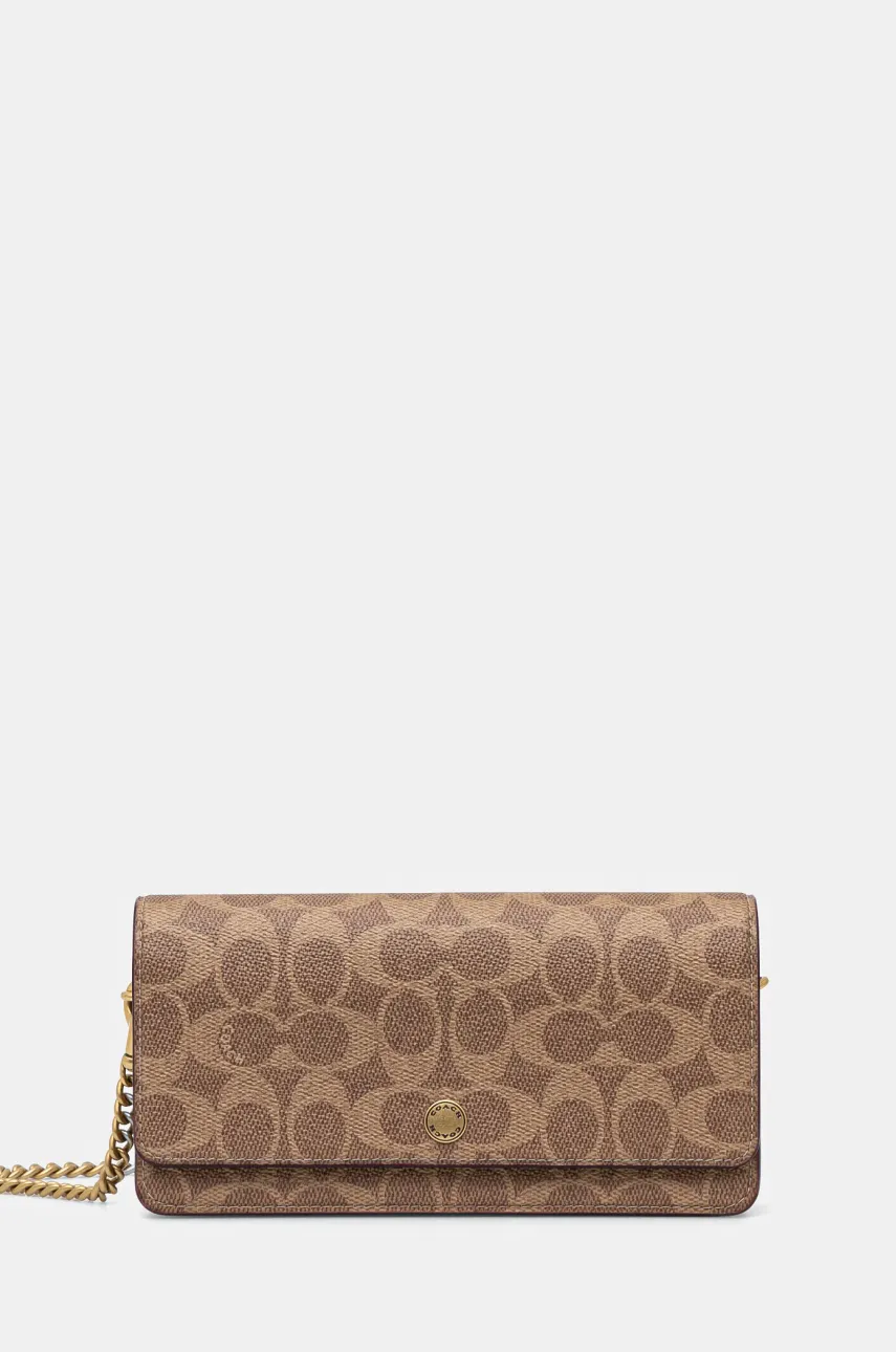 Coach geantă culoarea maro, CZ482