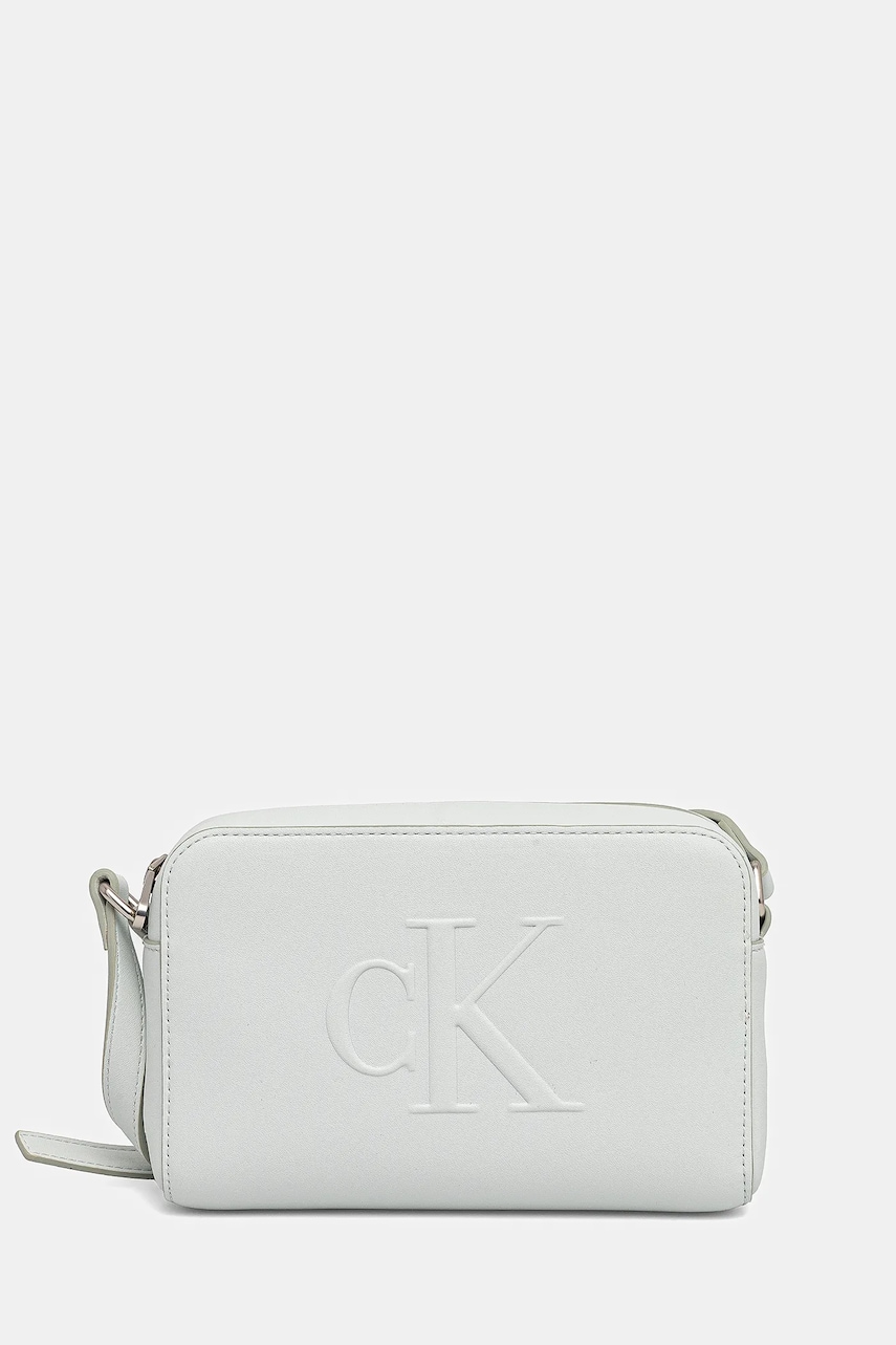 Levně Kabelka Calvin Klein Jeans tyrkysová barva, LV04K3036G