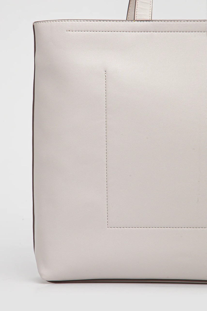 Τσάντα Calvin Klein Jeans χρώμα: μπεζ, LV04K3070G φωτογραφία