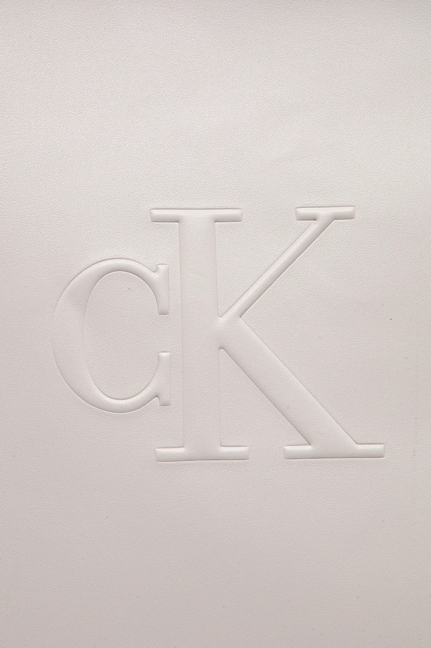 Τσάντα Calvin Klein Jeans χρώμα: μπεζ, LV04K3070G φωτογραφία