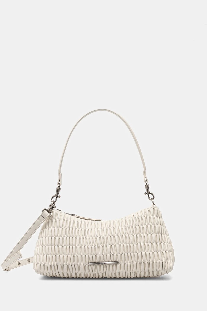 Levně Kabelka Calvin Klein Jeans béžová barva, LV04K3088G