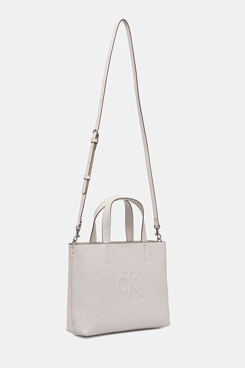 Сумочка Calvin Klein Jeans цвет бежевый LV04K3111G Сумочка Calvin Klein Jeans цвет бежевый LV04K3111G
