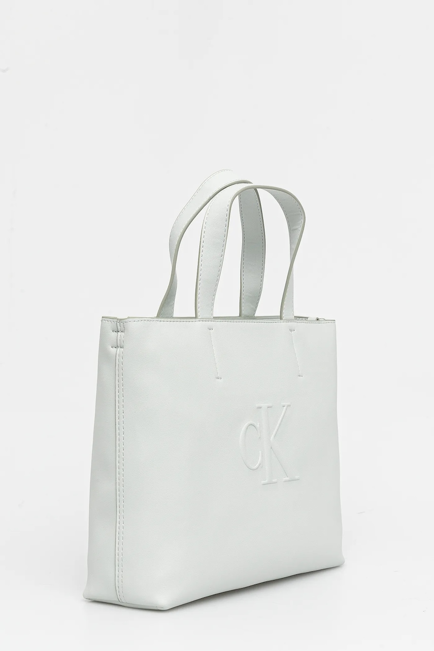 Сумочка Calvin Klein Jeans цвет бирюзовый LV04K3111G Сумочка Calvin Klein Jeans цвет бирюзовый LV04K3111G