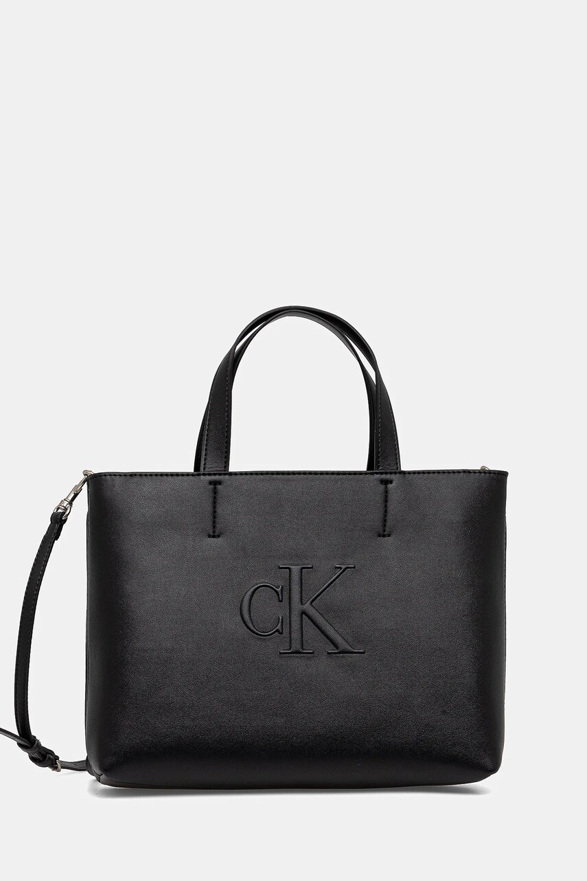 

Чанта Calvin Klein Jeans в черно LV04K3111G, Черен