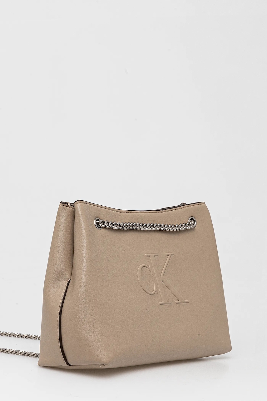Сумочка Calvin Klein Jeans цвет бежевый LV04K3163G Сумочка Calvin Klein Jeans цвет бежевый LV04K3163G