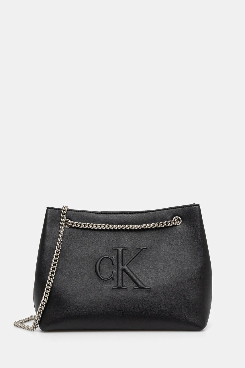 Levně Kabelka Calvin Klein Jeans černá barva, LV04K3163G