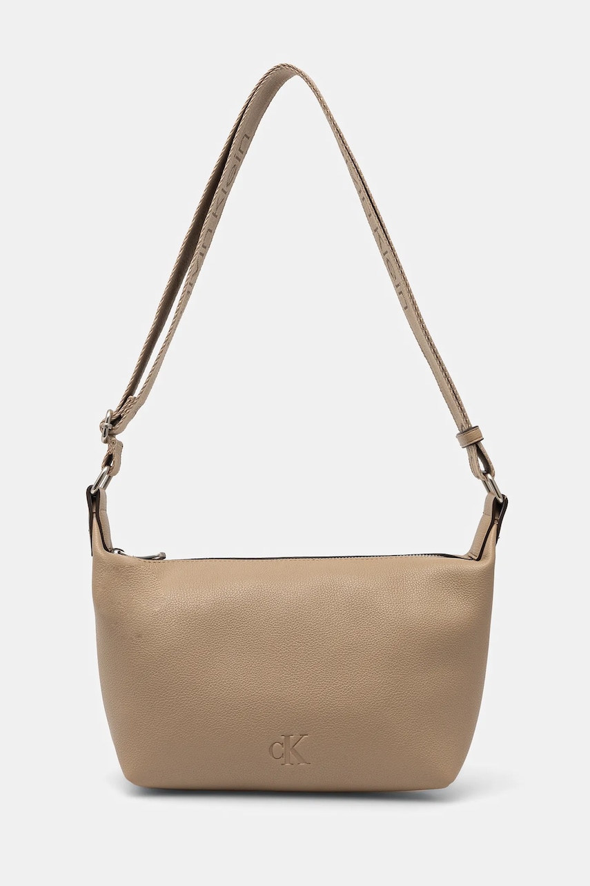 Levně Kabelka Calvin Klein Jeans béžová barva, LV04K3131G