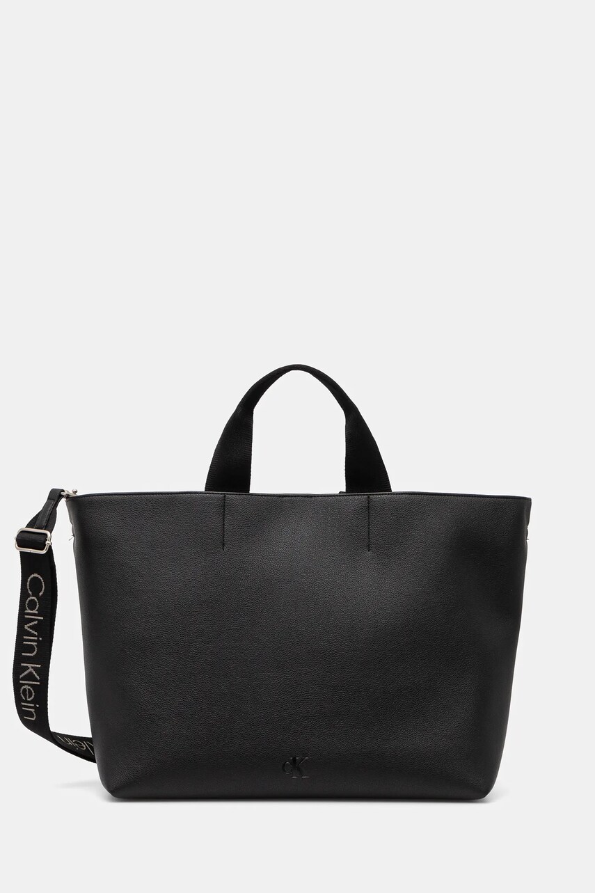 Levně Kabelka Calvin Klein Jeans černá barva, LV04K3132G