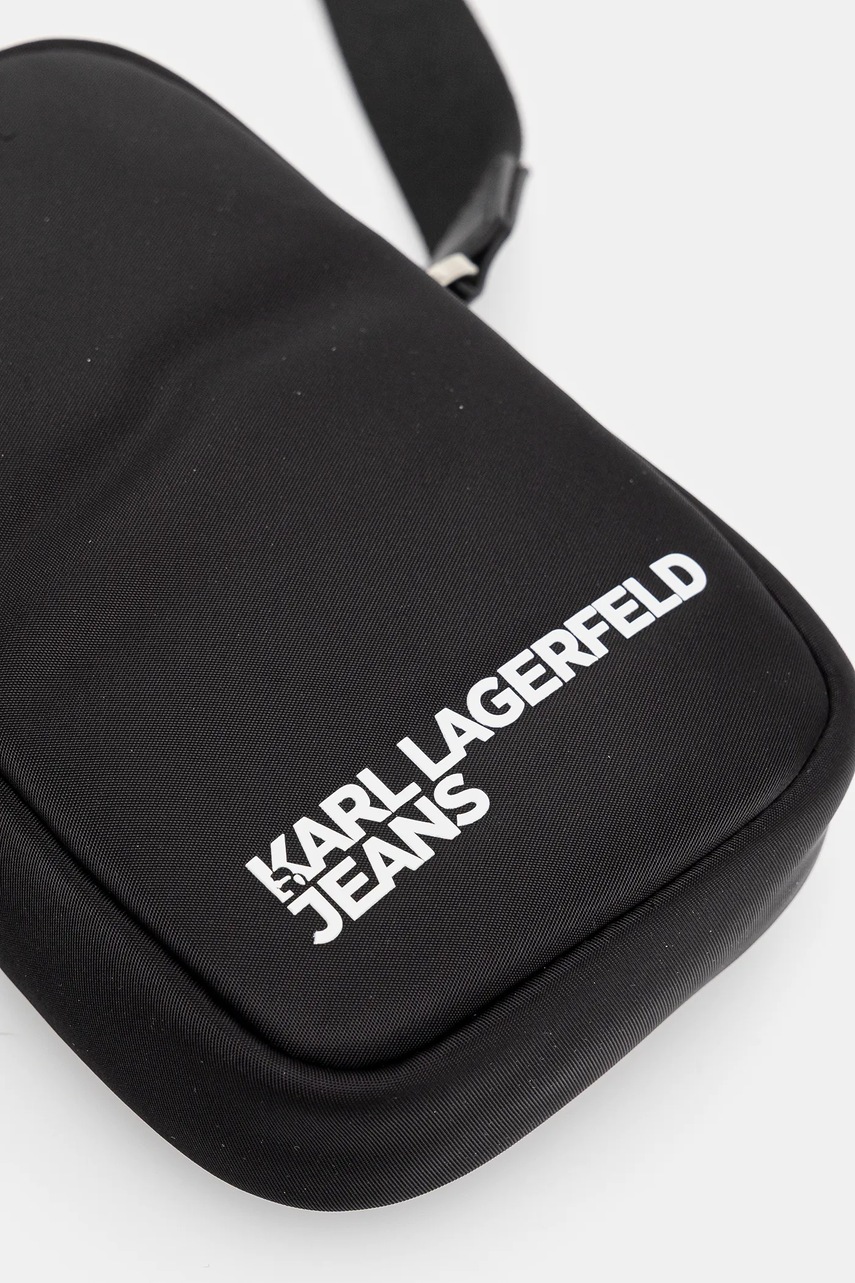 Σακίδιο Karl Lagerfeld Jeans χρώμα: μαύρο, A2W32004 φωτογραφία