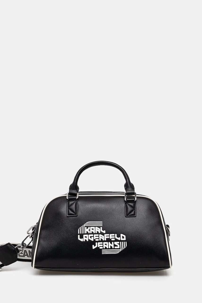 Karl Lagerfeld Jeans poseta culoarea negru, A2W30113 Karl Lagerfeld Jeans poseta culoarea negru, A2W30113