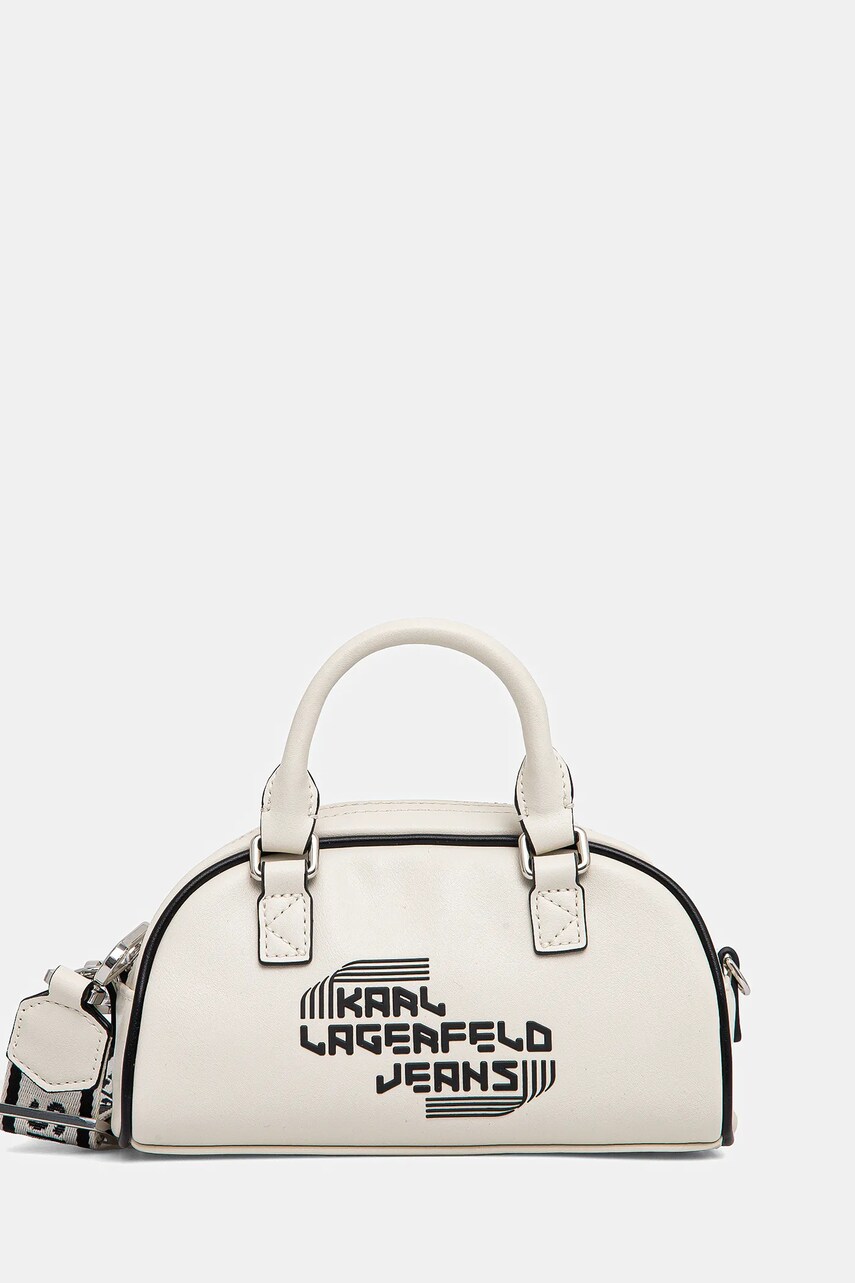 Karl Lagerfeld Jeans poseta culoarea bej, A2W30228