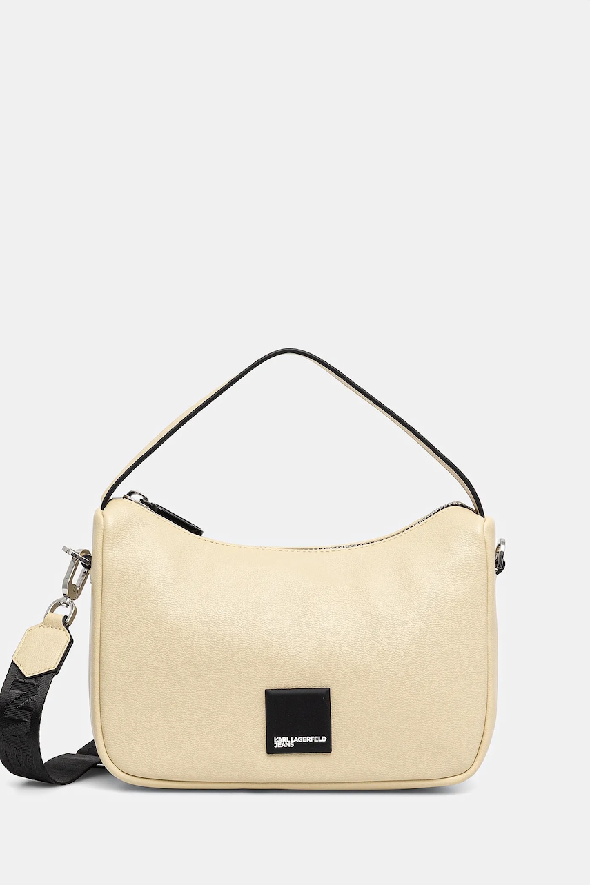 Karl Lagerfeld Jeans poseta culoarea bej, A2W30257