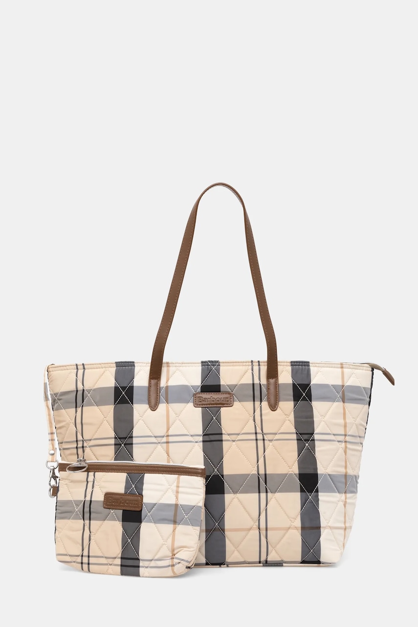 Barbour poseta Barbour x Alexa Harley culoarea bej, LBA0344BE32 Barbour poseta Barbour x Alexa Harley culoarea bej, LBA0344BE32