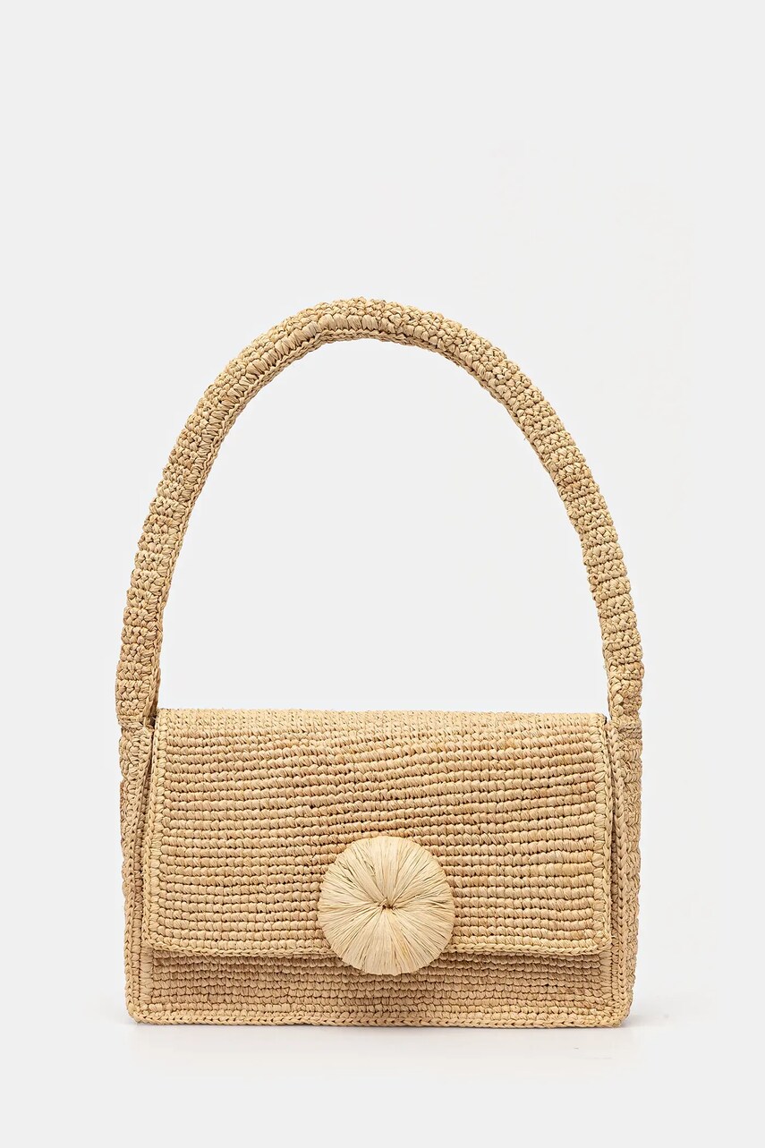 By Malene Birger geantă MIRO culoarea bej, 103323