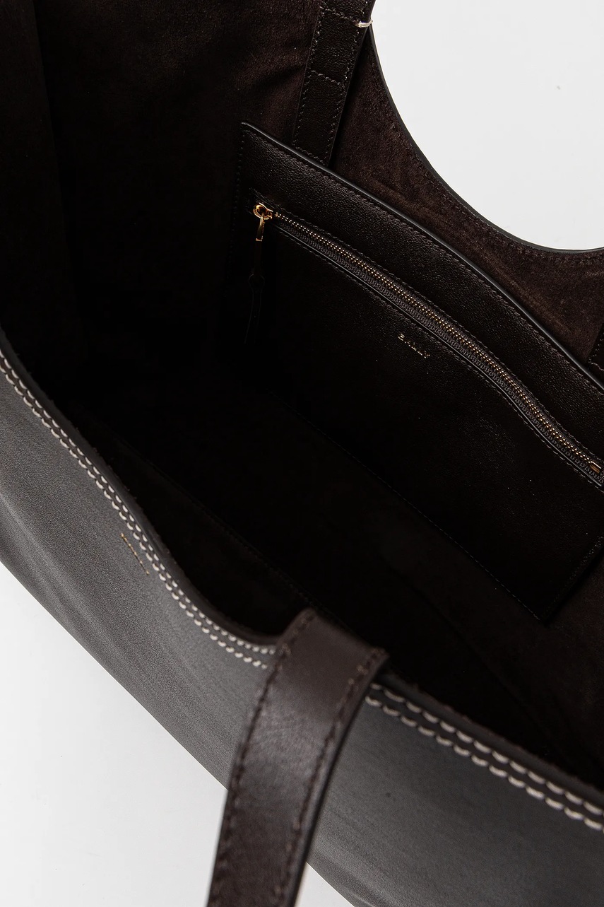 Τσάντα Bally χρώμα: καφέ, WAE06Q φωτογραφία