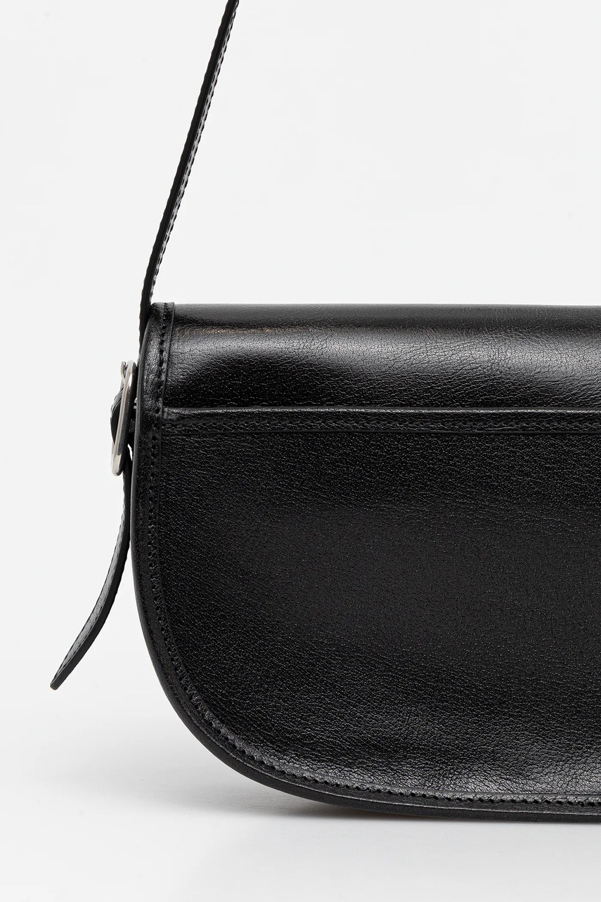 Δερμάτινη τσάντα Bally χρώμα: μαύρο, WAS02Z φωτογραφία