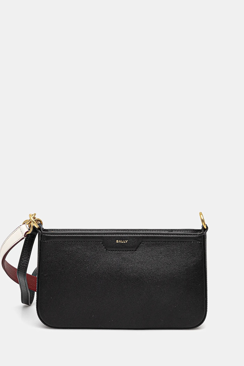 Bally geantă de piele culoarea negru, WAM03V Bally geantă de piele culoarea negru, WAM03V